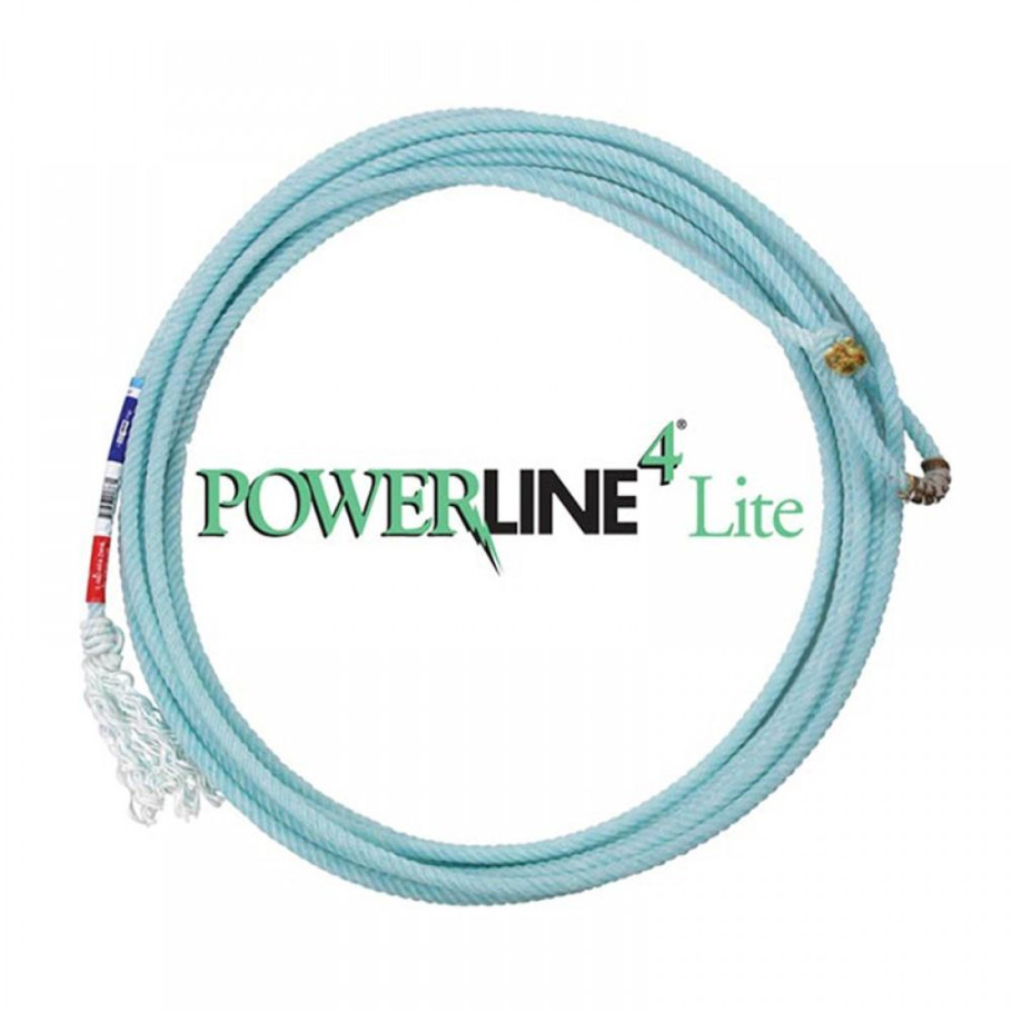 Corda para Laço em Dupla Team Roping 4 Tentos Azul Power Line